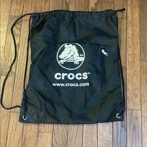 Crocs string bag/book bag
